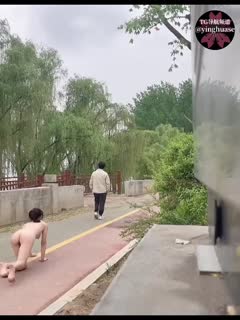 户外露出，玩的真刺激